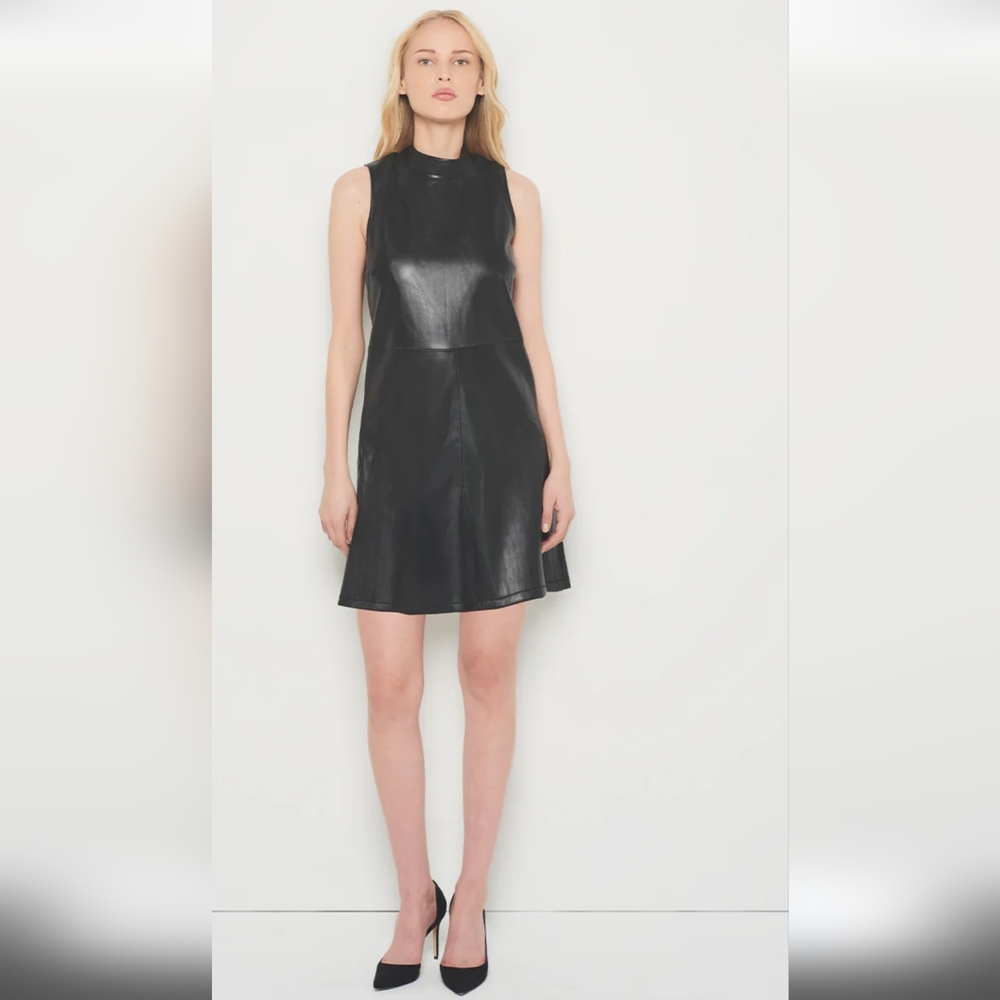 Leather Linda Allard Ellen Tracy Dress